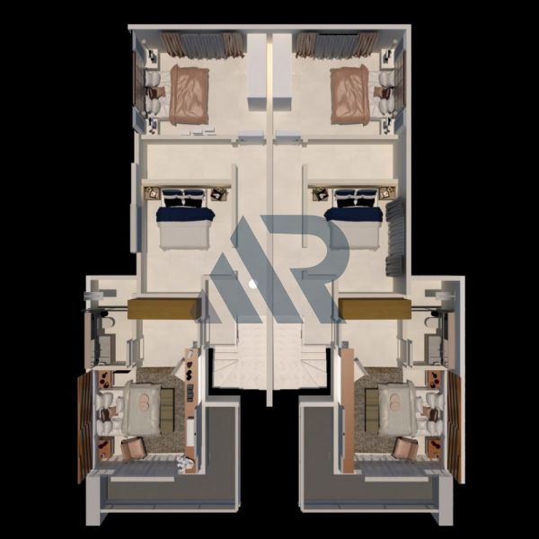 Lindo sobrado triplex com Rooftop